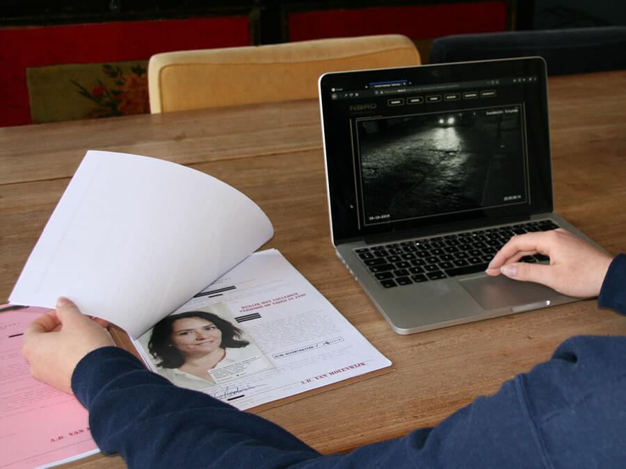 Onderzoeksmateriaal uit het fysieke moordspel Trust is a Dangerous Game